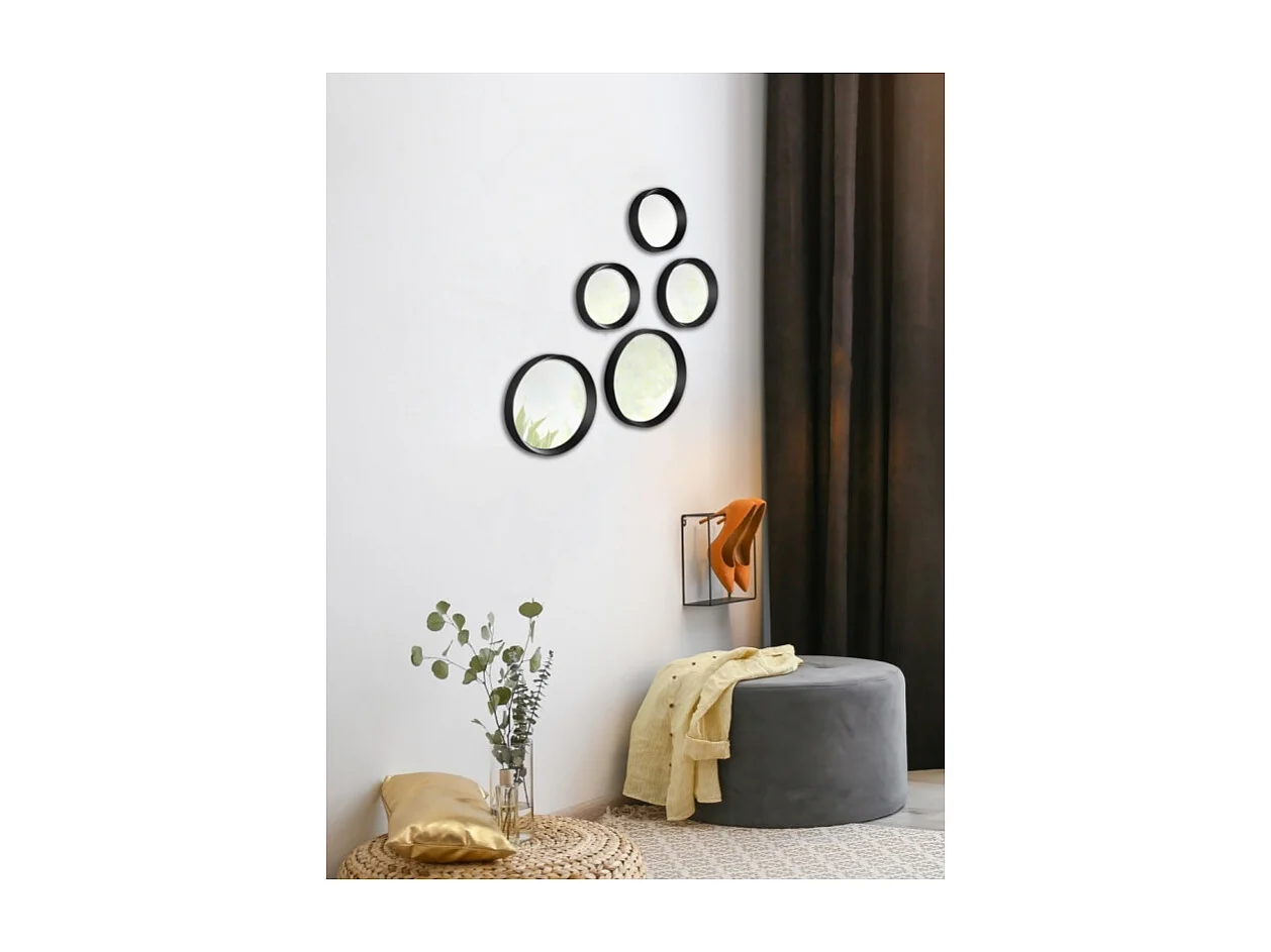 5 Miroirs Lia ronds design