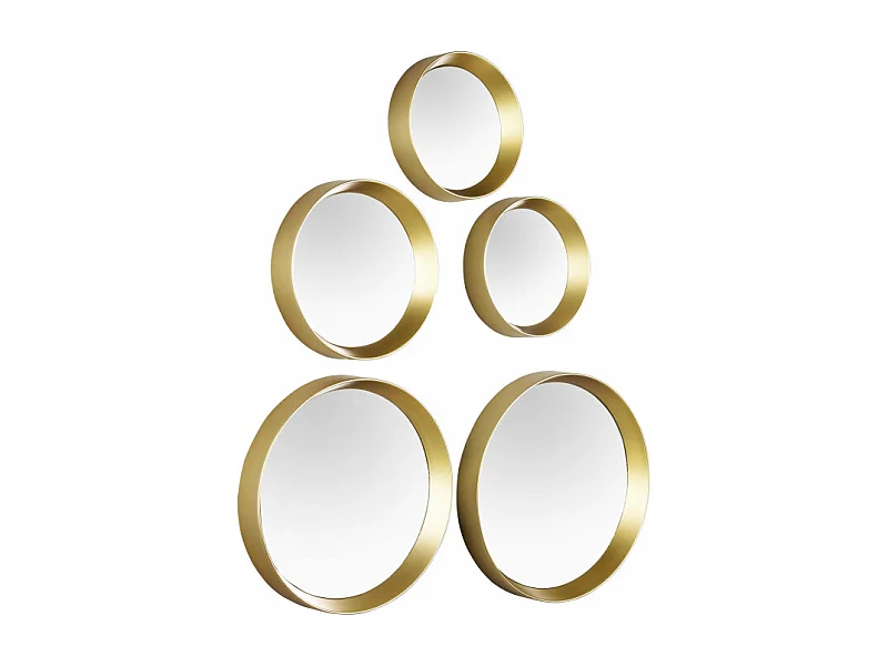 5 Miroirs Lia ronds design