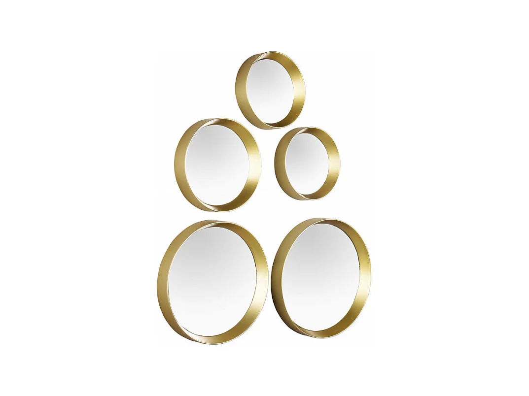 5 Miroirs Lia ronds design