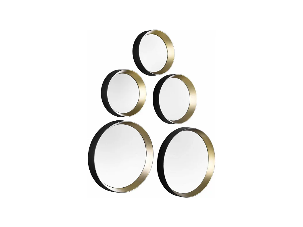 5 Miroirs Lia ronds design