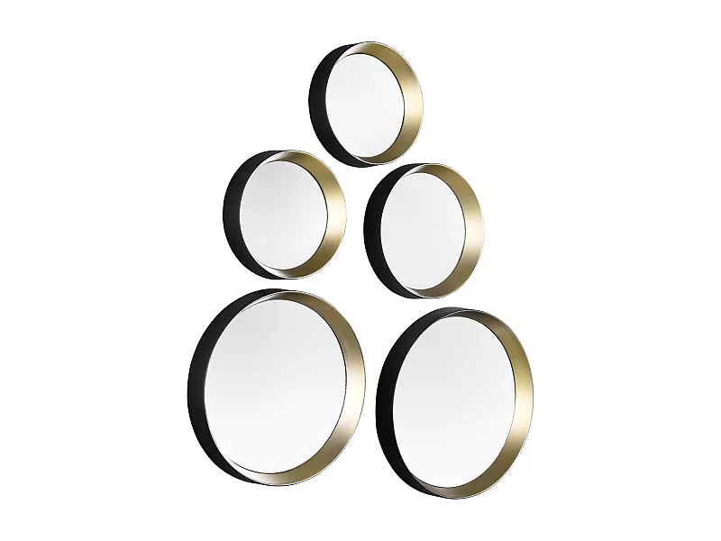 5 Miroirs Lia ronds design