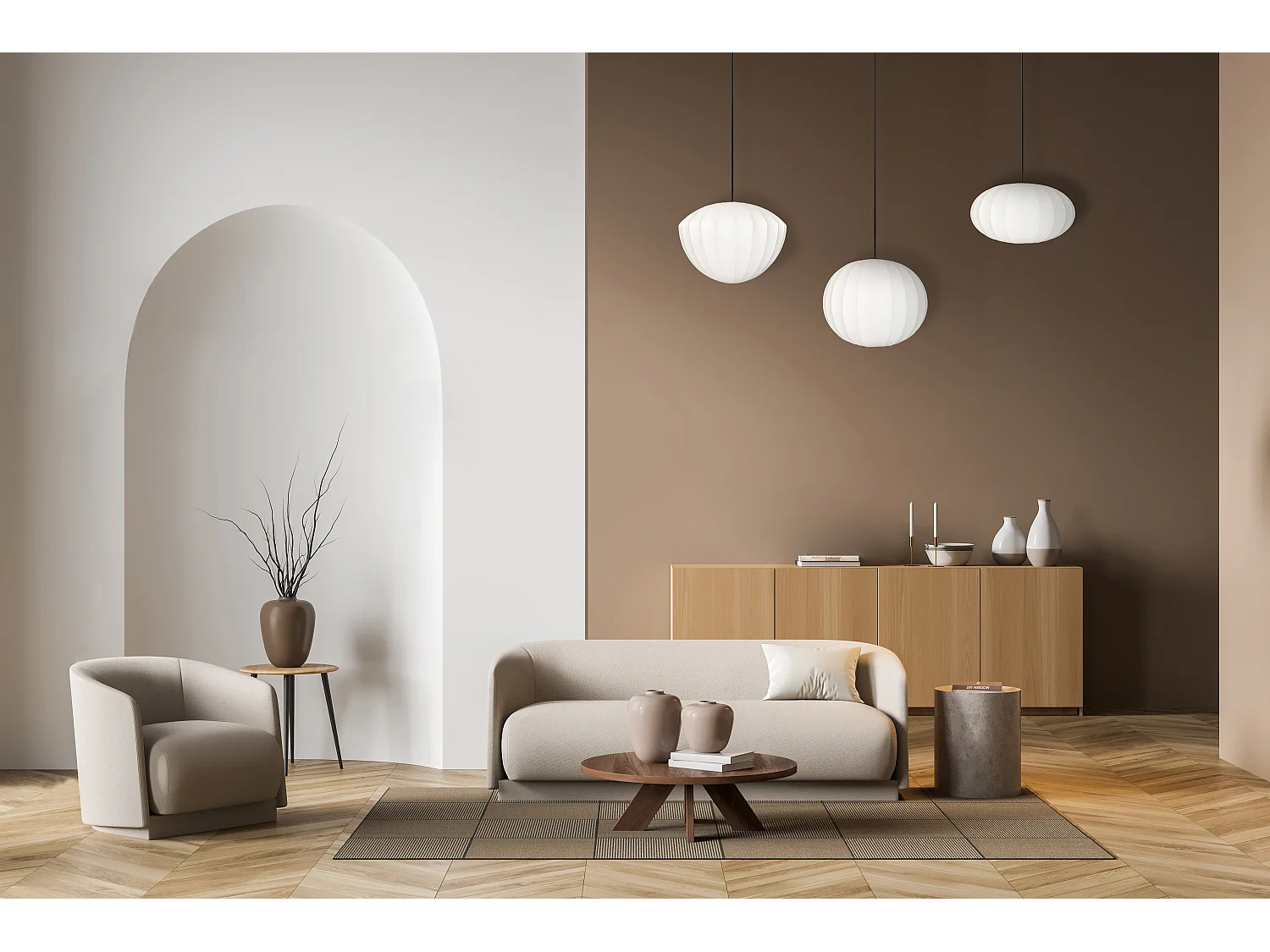 Suspension abat-jour blanc BELOUNE S3