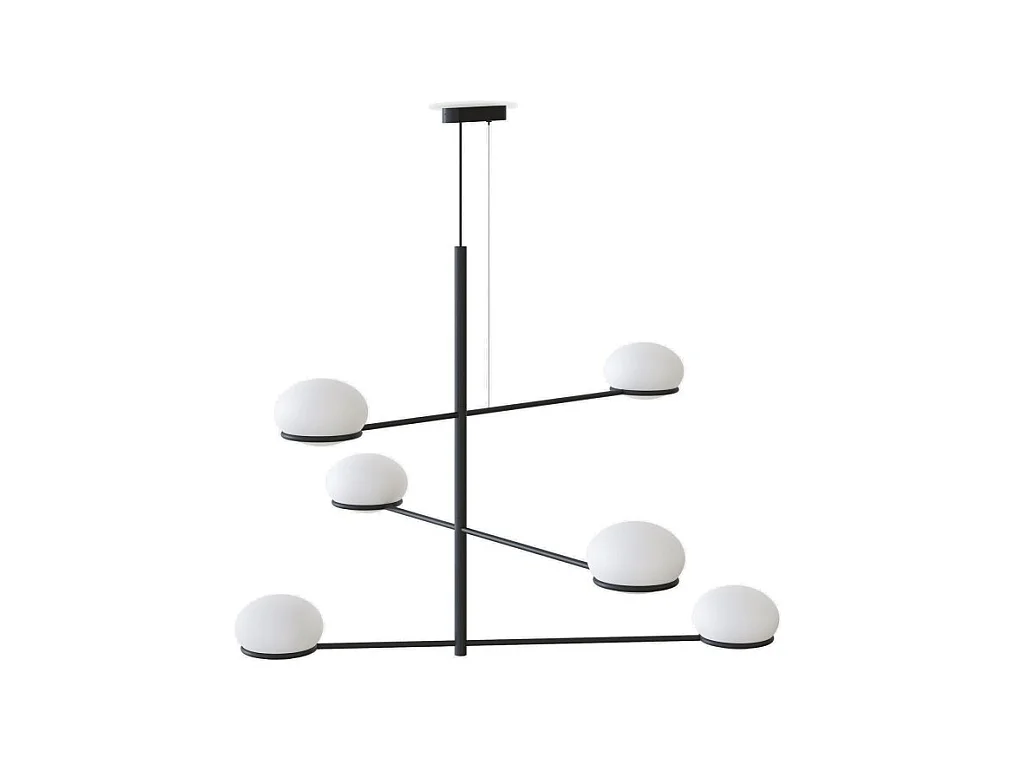 Lampe de plafond moderne Coco 6L