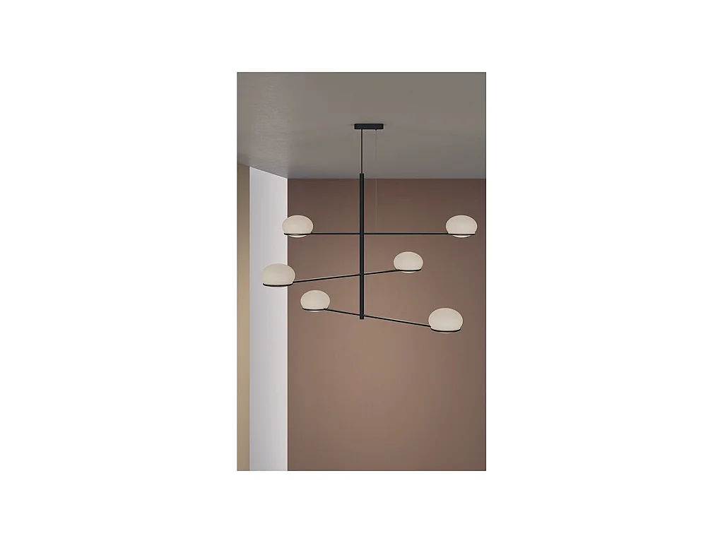 Lampe de plafond moderne Coco 6L