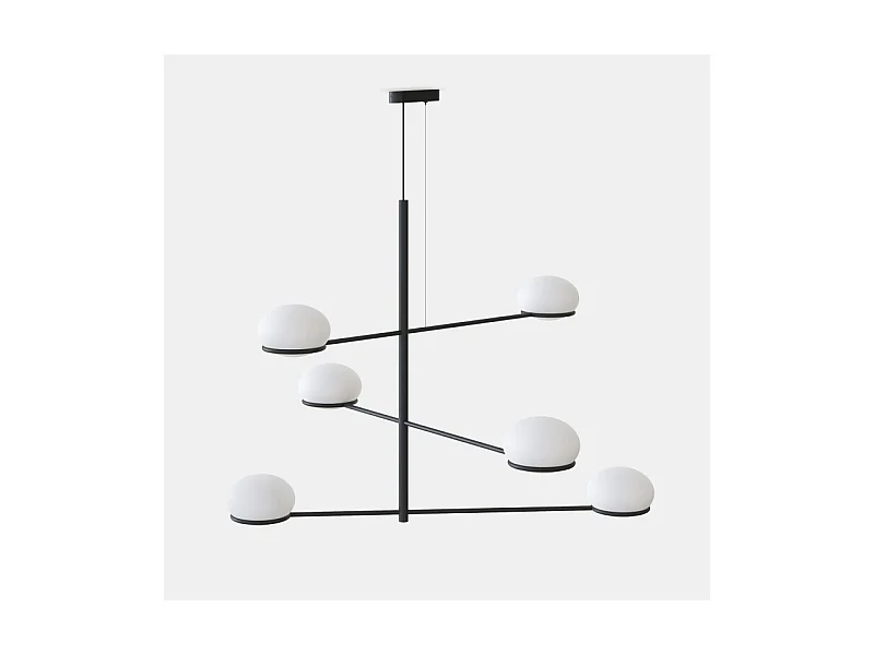 Lampe de plafond moderne Coco 6L