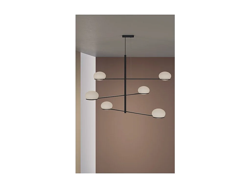 Lampe de plafond moderne Coco 6L