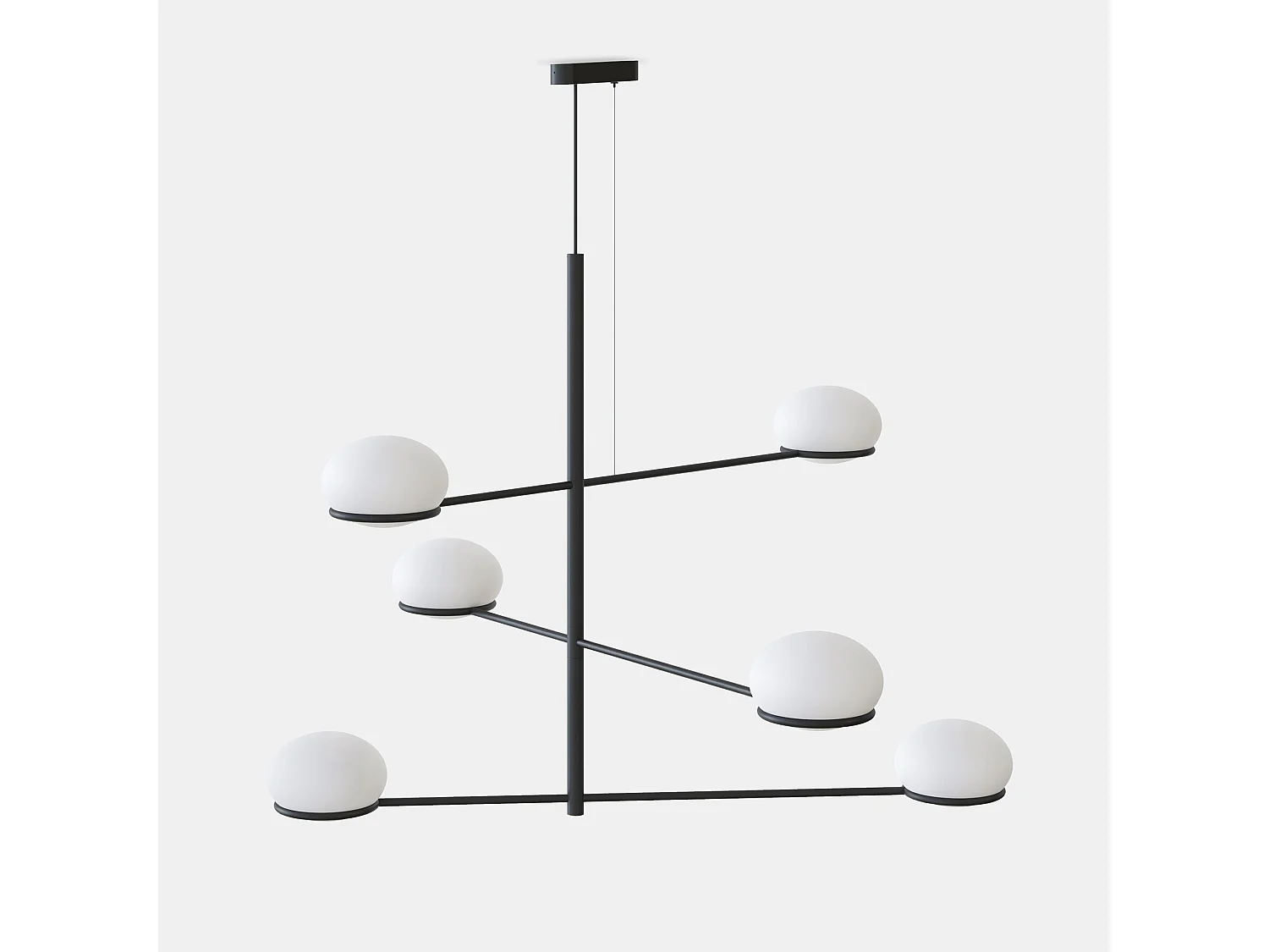 Lampe de plafond moderne Coco 6L