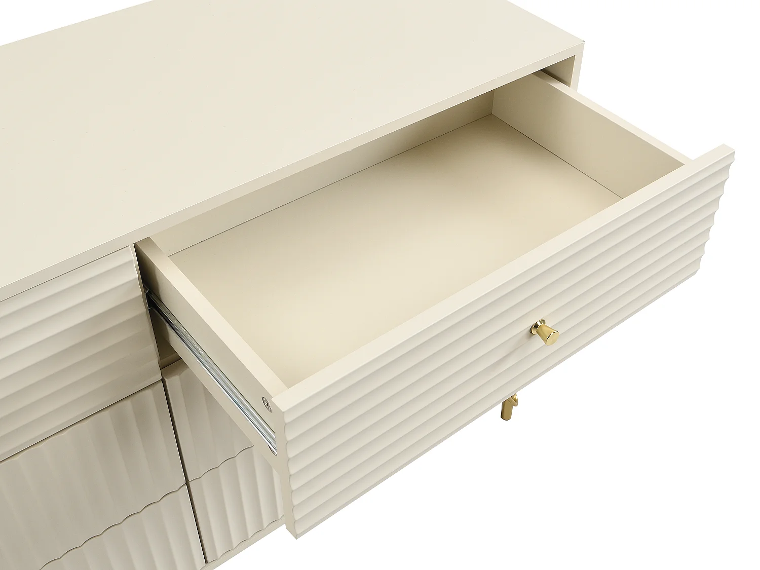 Commode 6 tiroirs - Beige - LOUREO