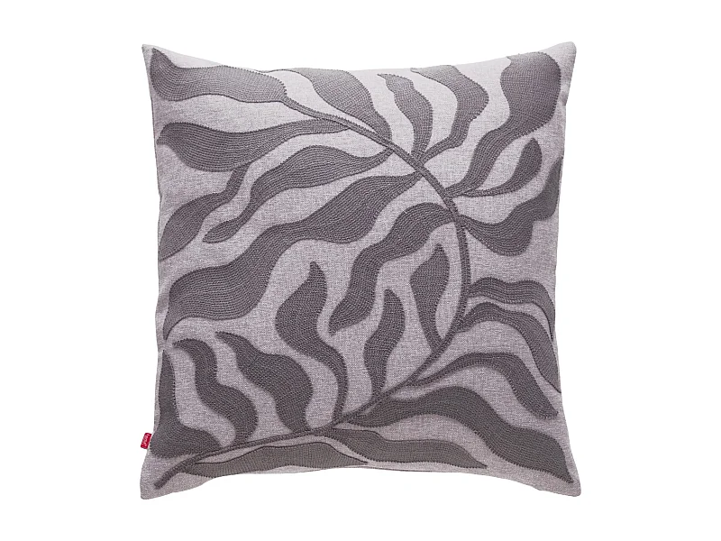 Housse De Couette Brodée Kamea Gris Clair 45 x 45