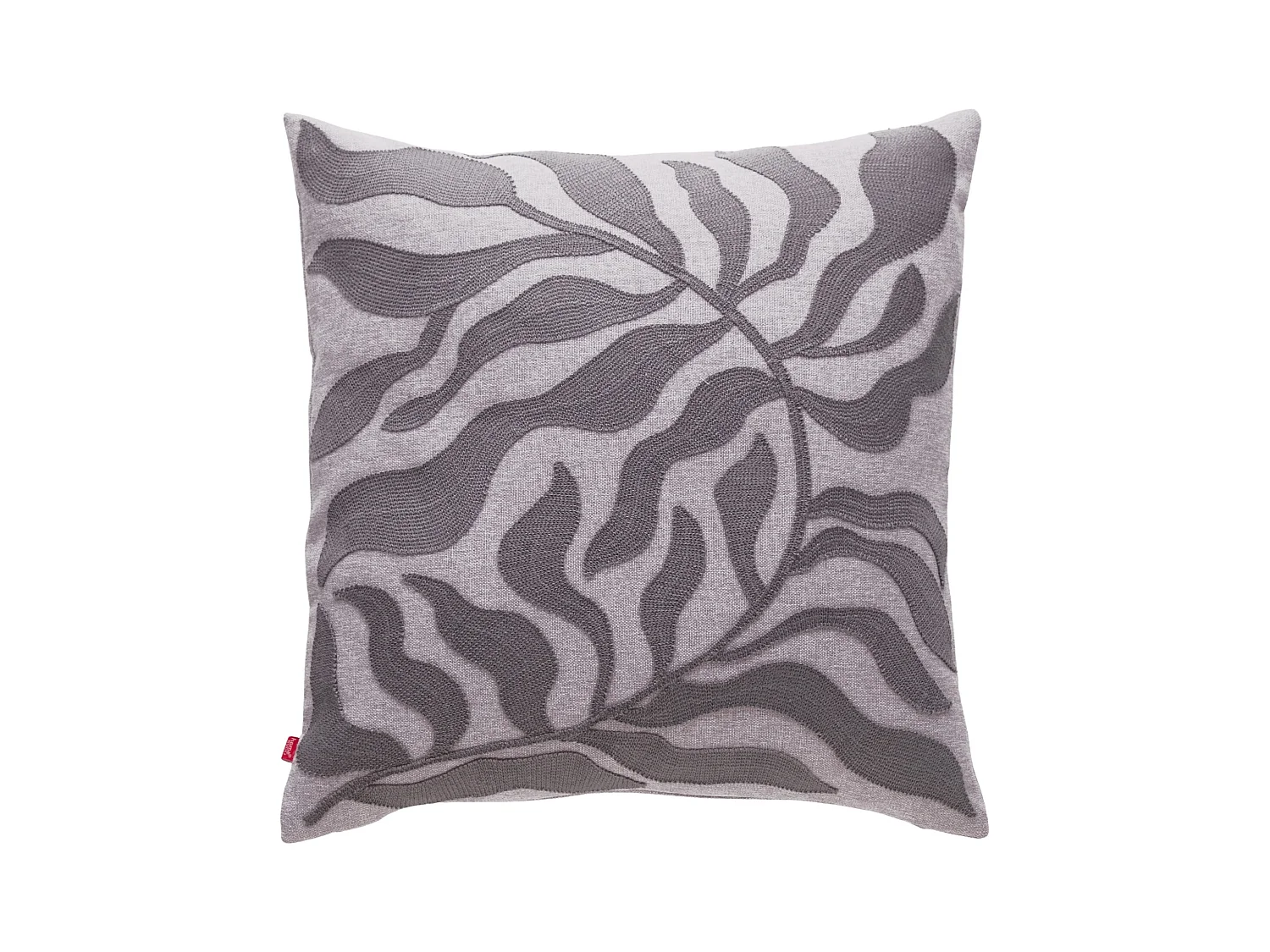 Housse De Couette Brodée Kamea Gris Clair 45 x 45