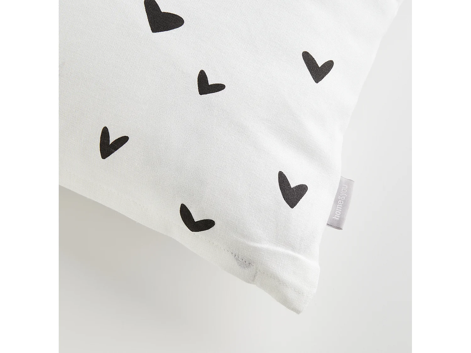 Kissenbezug Mallory mittelweiß 45 x 45 cm