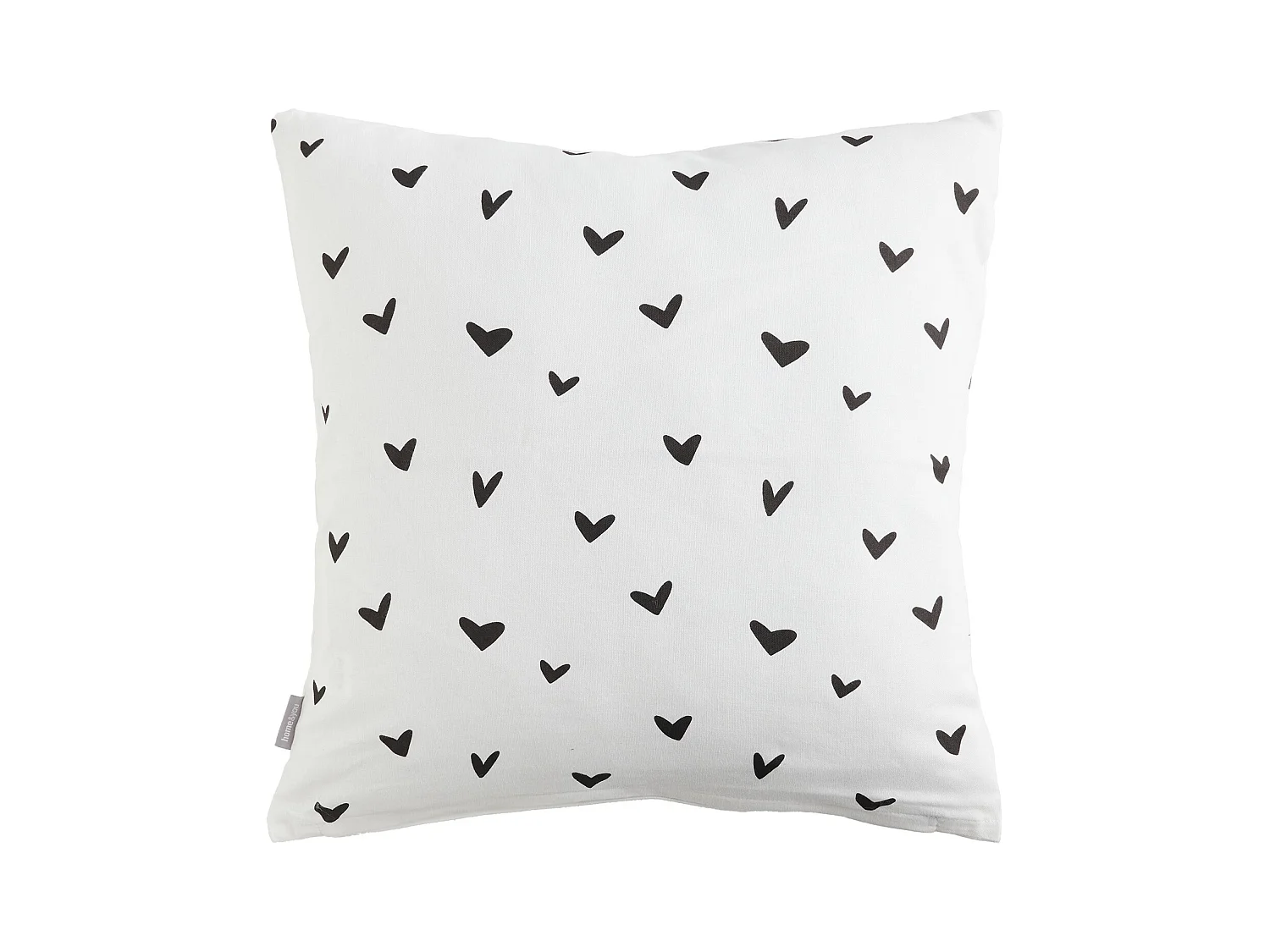 Housse De Couette Imprimée Mallory Blanc Moyen 45 x 45