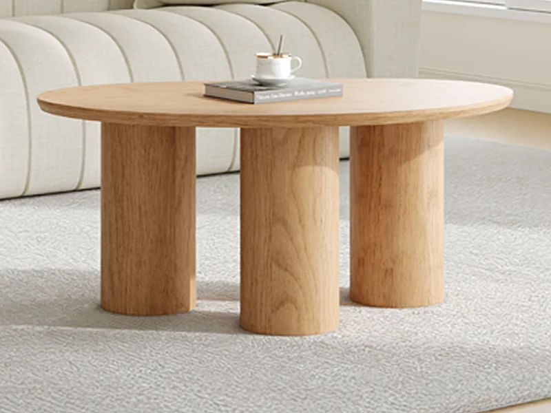 Table basse placage chêne - Naturel clair - OSINAR