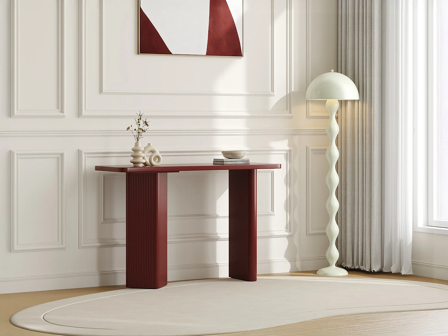 Konsole aus MDF - Bordeaux - KAVELINE