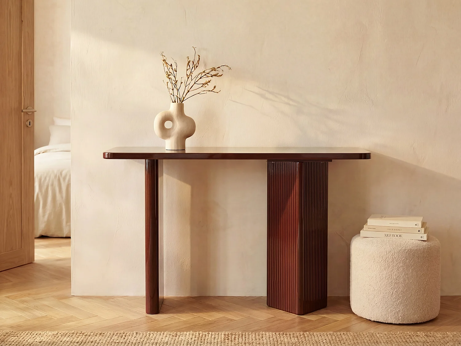 Konsole aus MDF - Bordeaux - KAVELINE