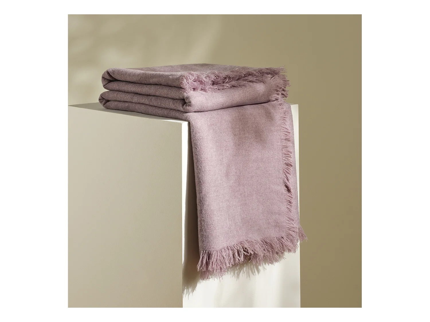 Acryldecke Nicare hellviolett 130x170