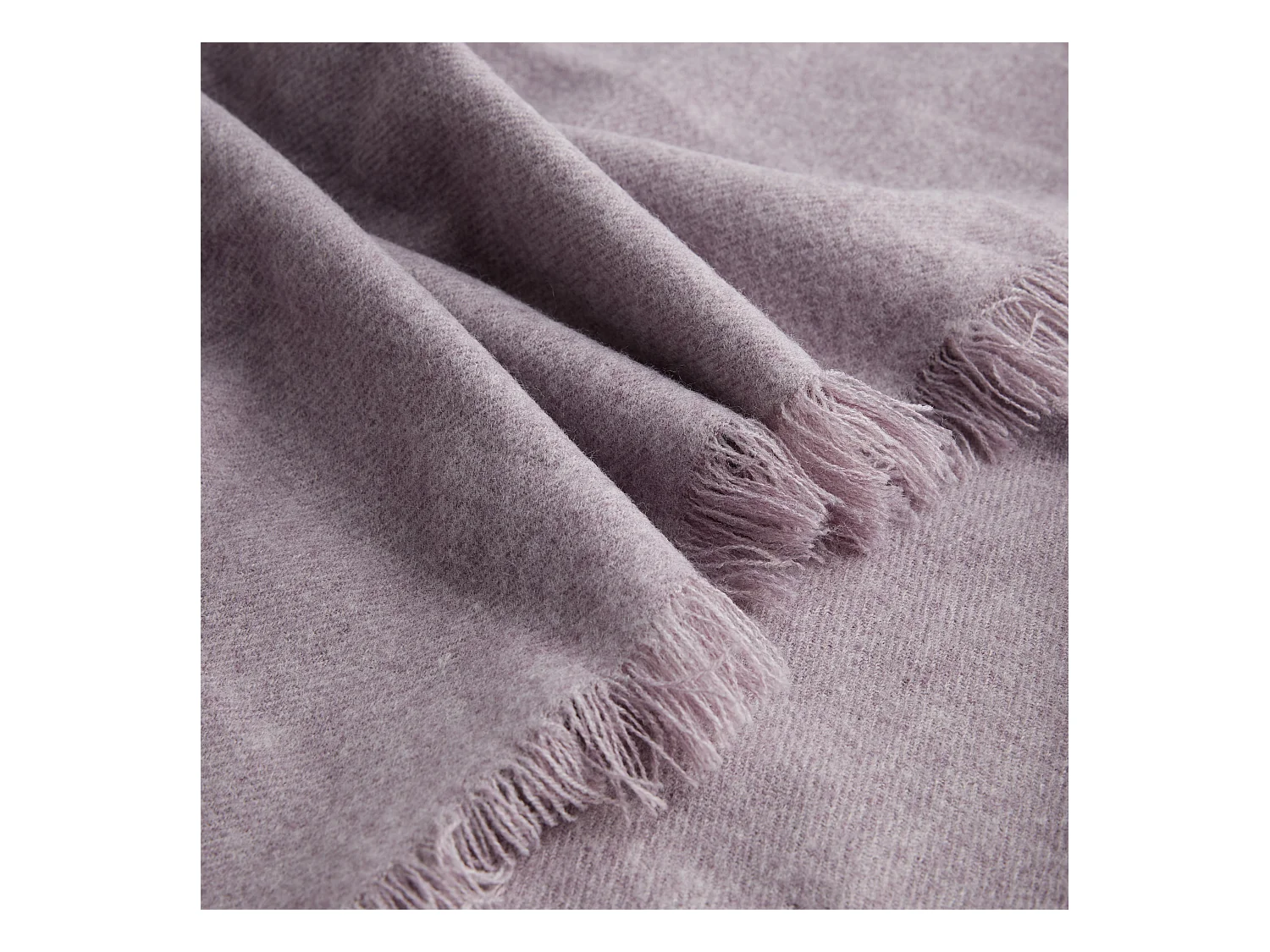 Acryldecke Nicare hellviolett 130x170