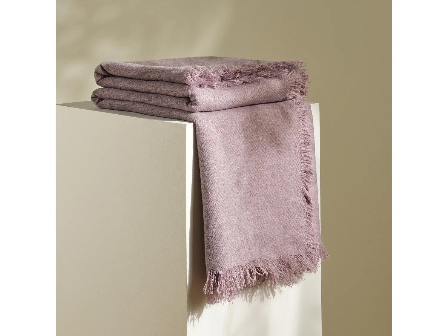 Acryldecke Nicare hellviolett 130x170