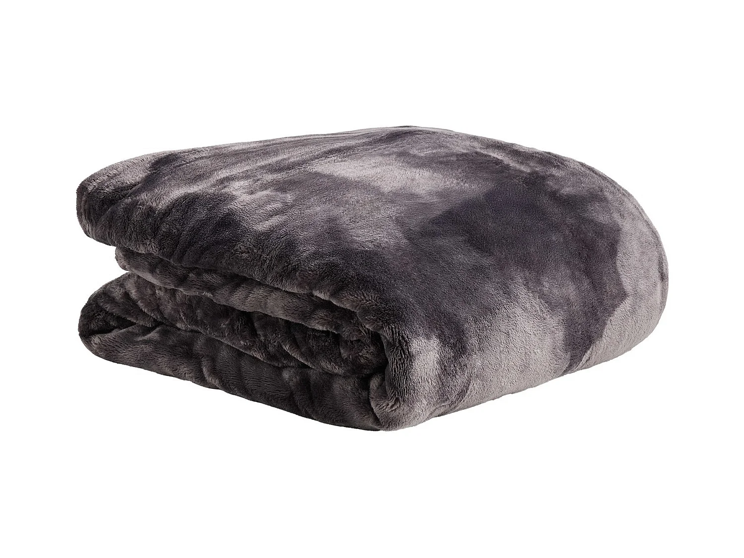 Plaid Luxe Gris Foncé 150x200