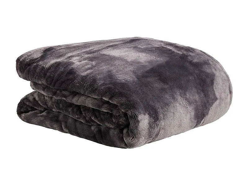 Plaid Luxe Gris Foncé 150x200