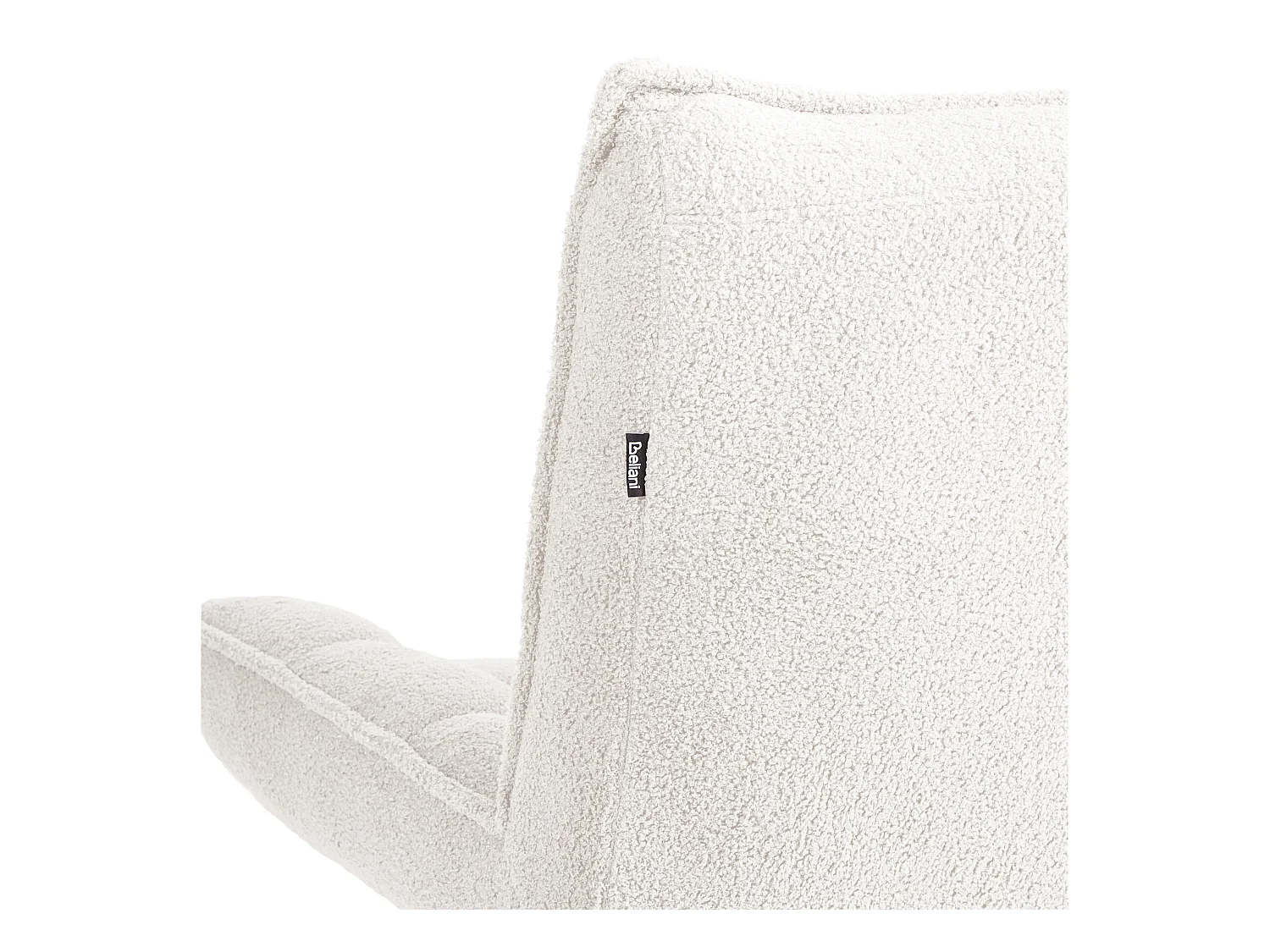 Fauteuil ALVESTA Bouclé Wit