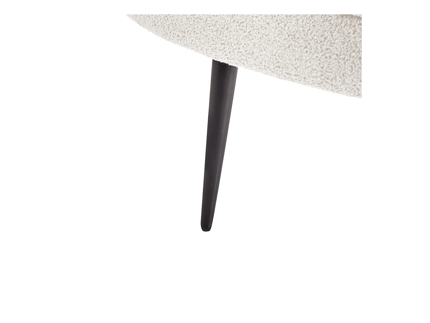 Fauteuil ALVESTA Bouclé Wit