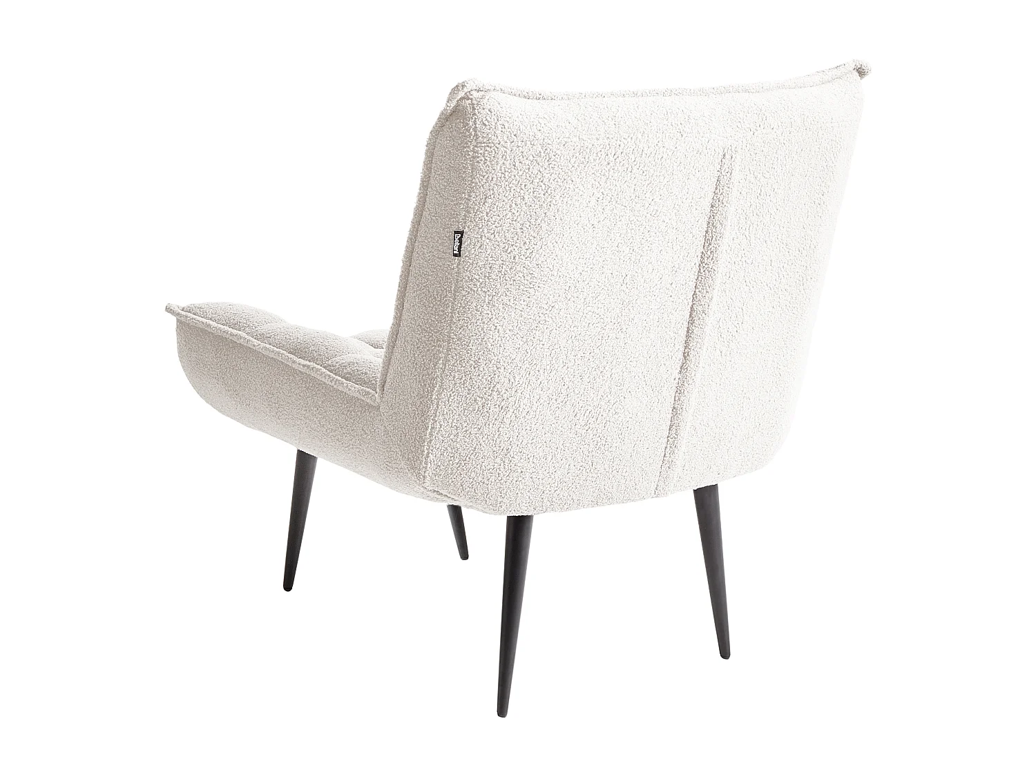 Poltrona ALVESTA Bouclé Branco