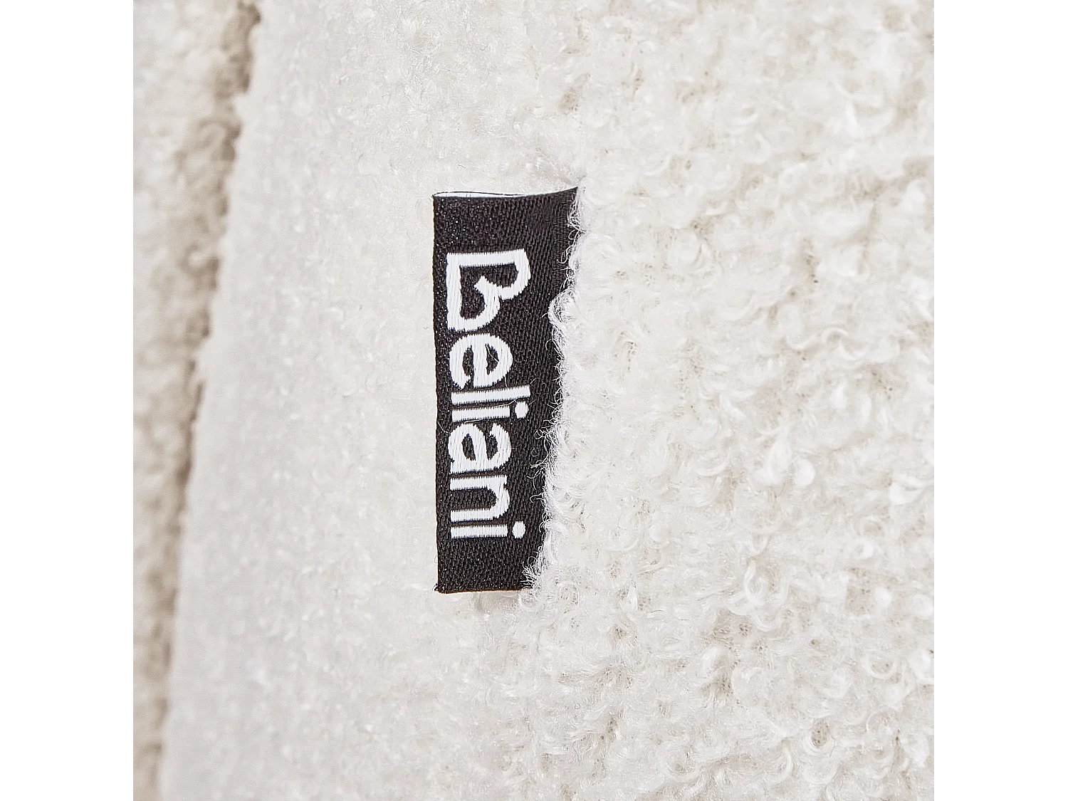 Poltrona ALVESTA Bouclé Branco