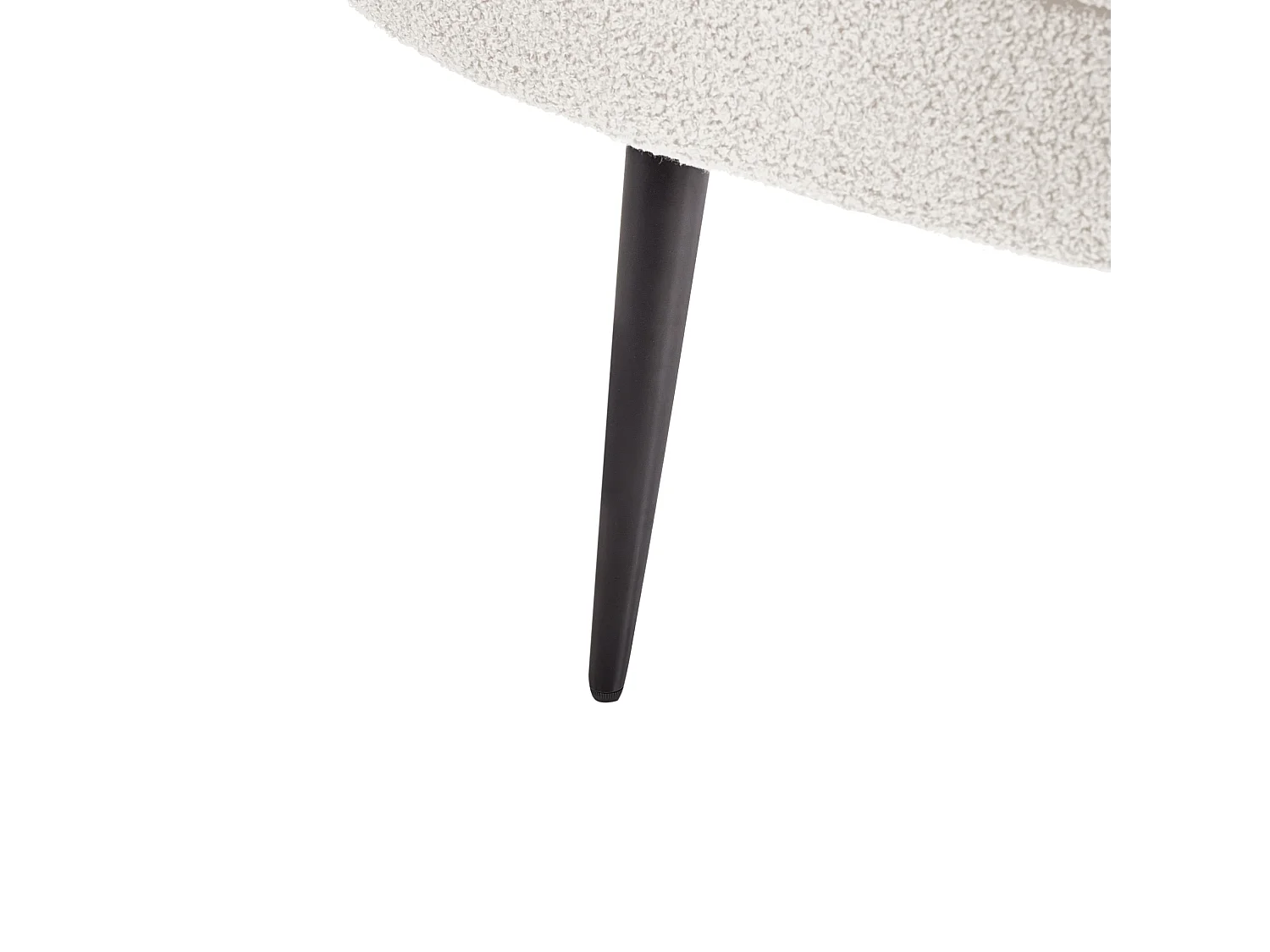 Poltrona ALVESTA Bouclé Branco