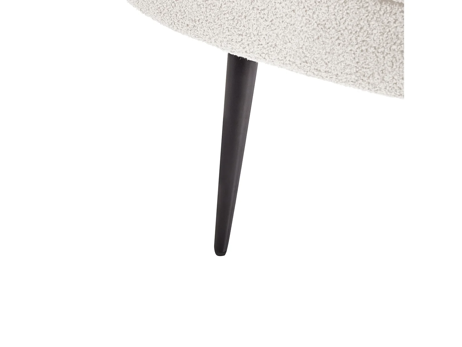 Poltrona ALVESTA Bouclé Bianco