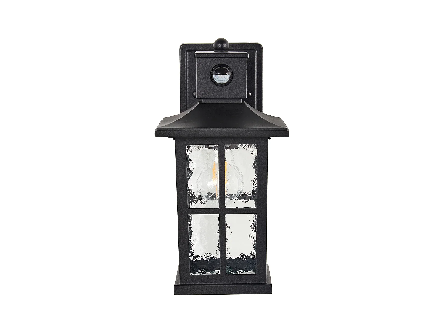 Aussenwandleuchte AZMAK mit Bewegungsmelder Schwarz