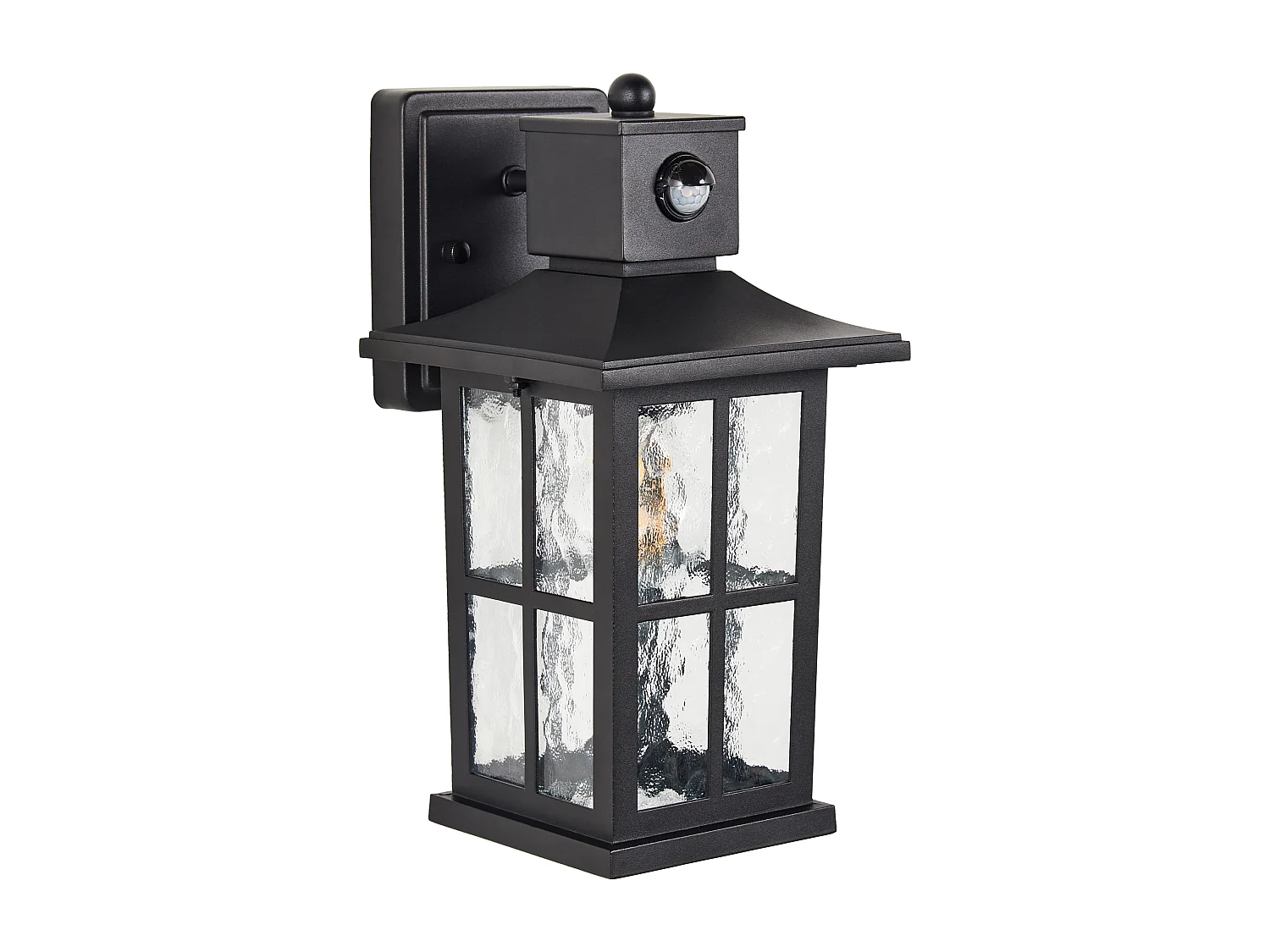 Lampe murale pour l'extérieur AZMAK Avec détecteur de mouvement Noir