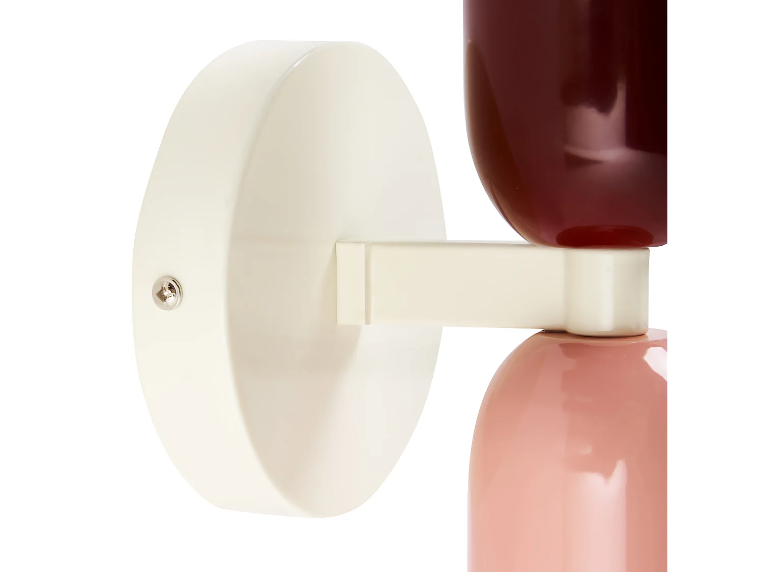 Doppelkopf Wandleuchte 2er Set Metall mehrfarbig bunt 2-flammig Retro Topi