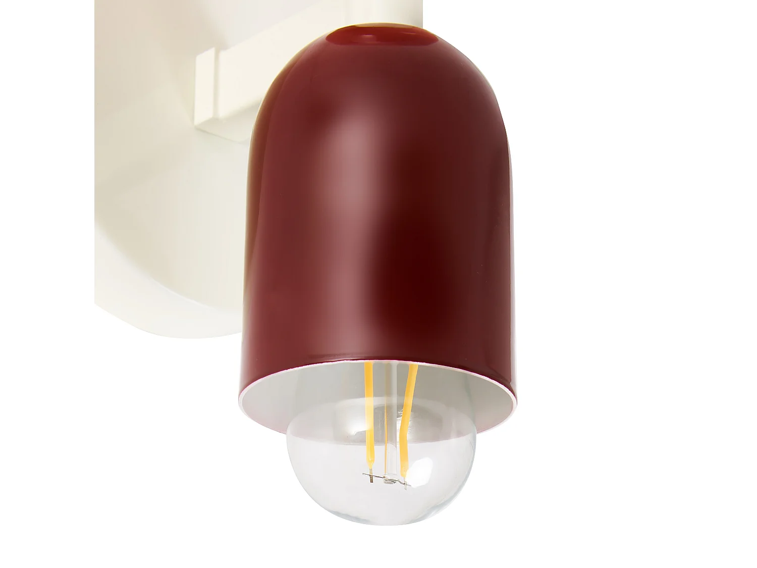 Doppelkopf Wandleuchte 2er Set Metall mehrfarbig bunt 2-flammig Retro Topi