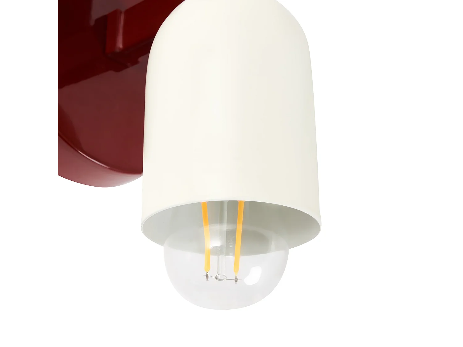 Wandlampe 2er Set TOPI Metall Rot