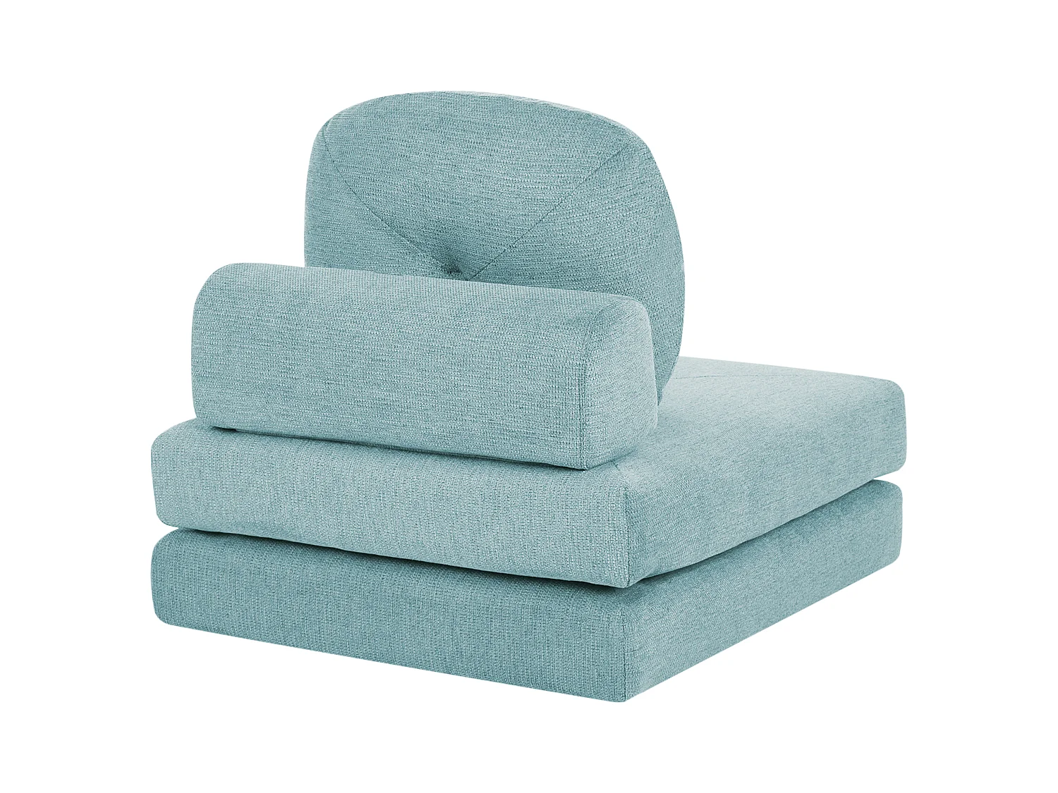 Fauteuil convertible OLDEN Tissu Vert menthe