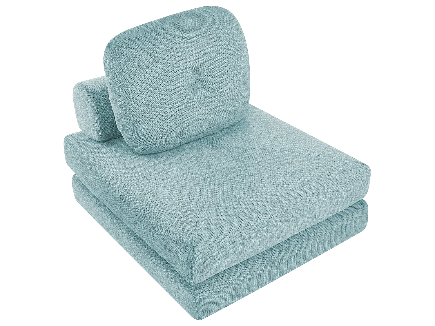 Single Sofa Bed OLDEN Fabric Mint Green