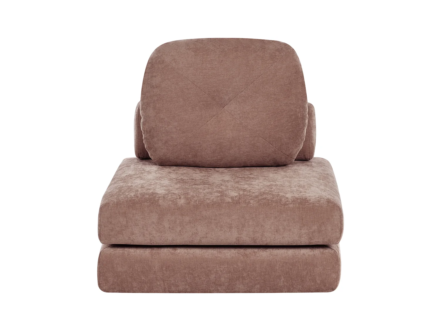 Fauteuil convertible OLDEN Tissu Marron