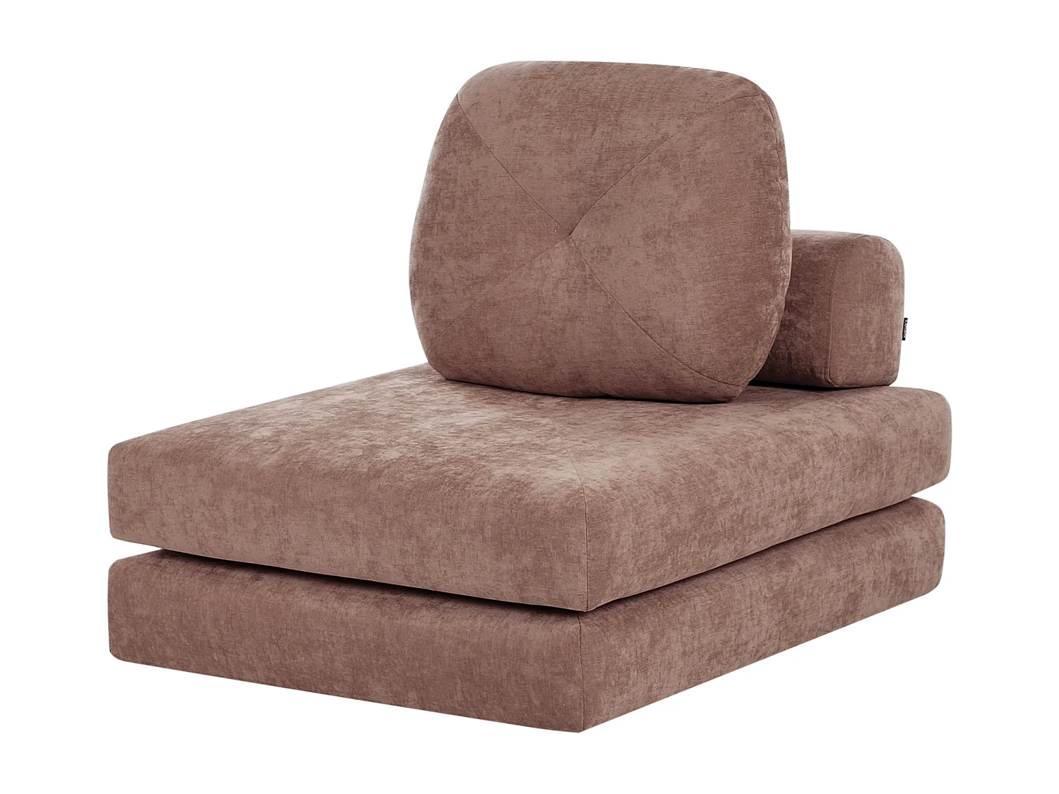 1-Sitzer Schlafsofa OLDEN Stoff Braun