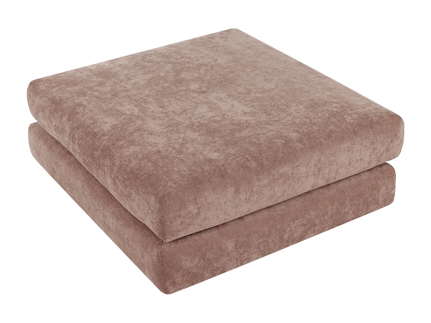 Fauteuil convertible OLDEN Tissu chenille Marron