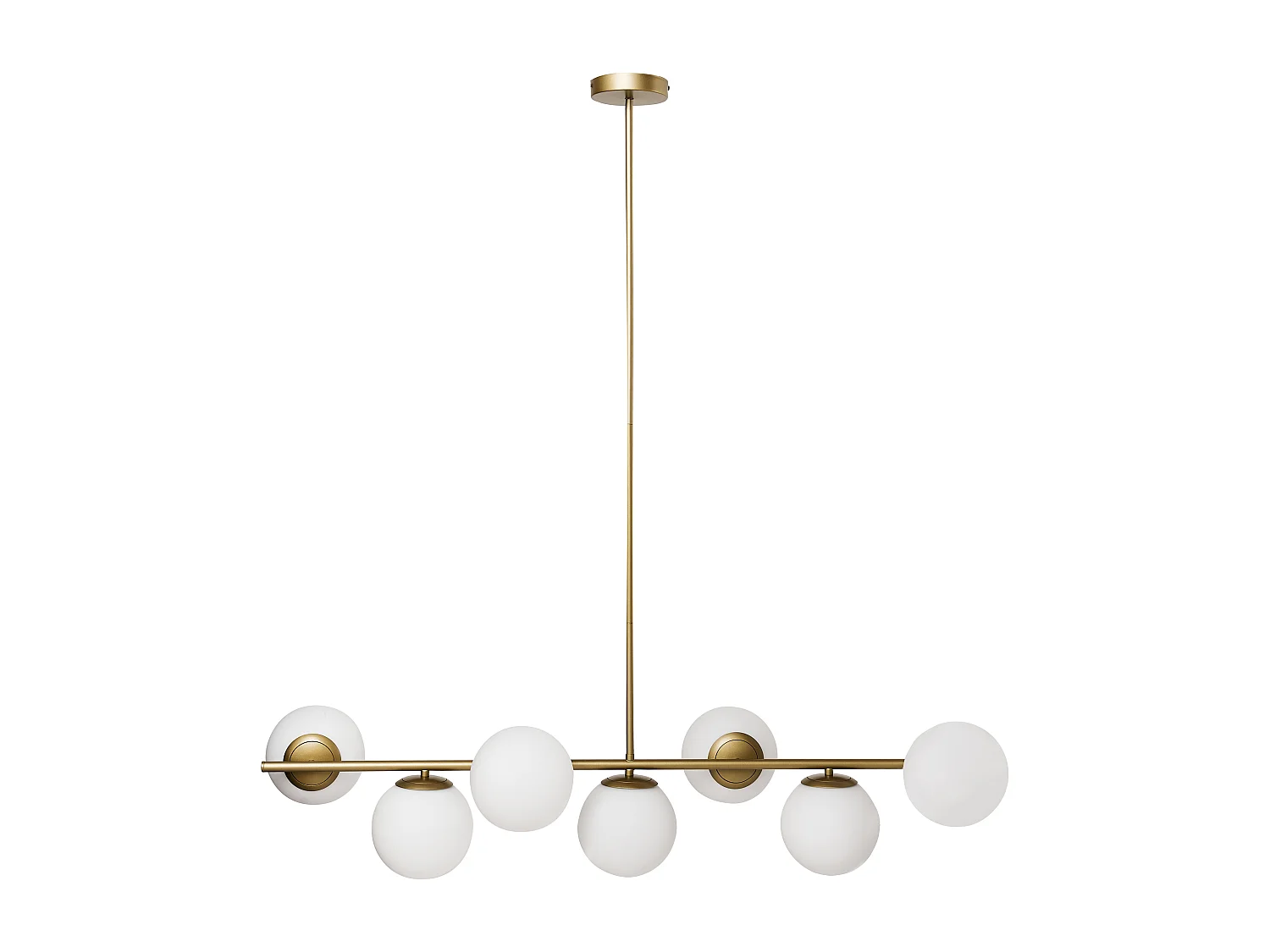 Candeeiro suspenso KARLA Metal Dourado