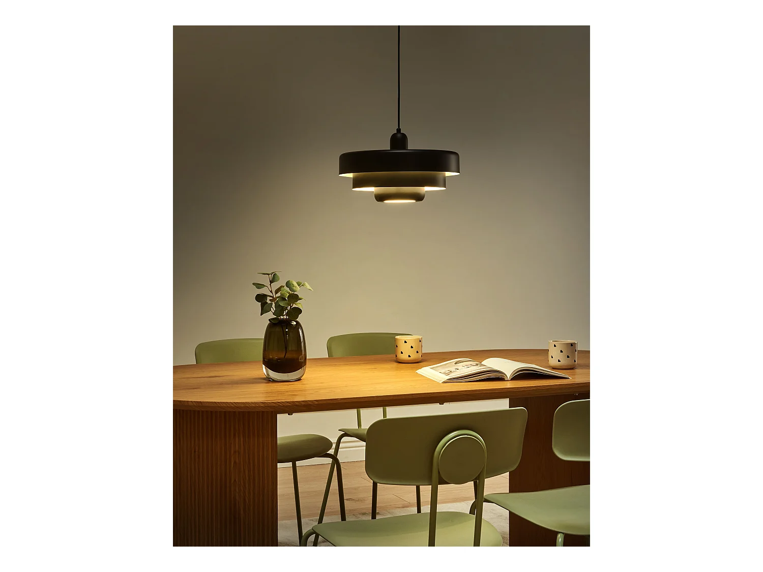 Lampa wisząca KOLGA Metal Czarny