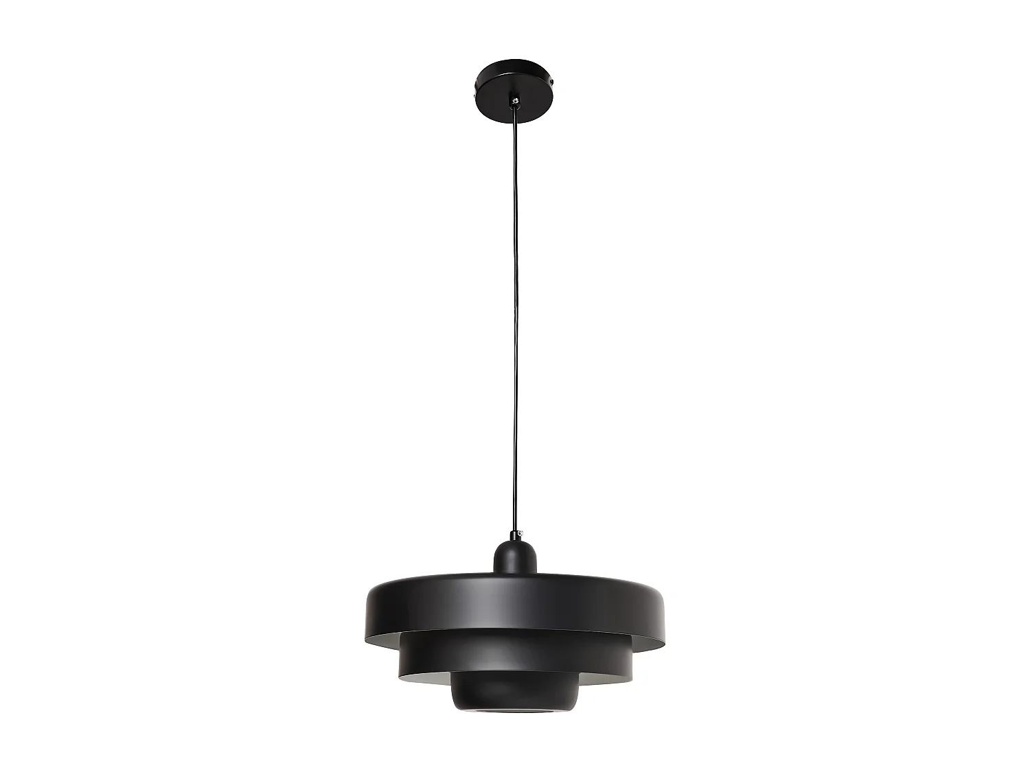 Candeeiro suspenso KOLGA Metal Preto