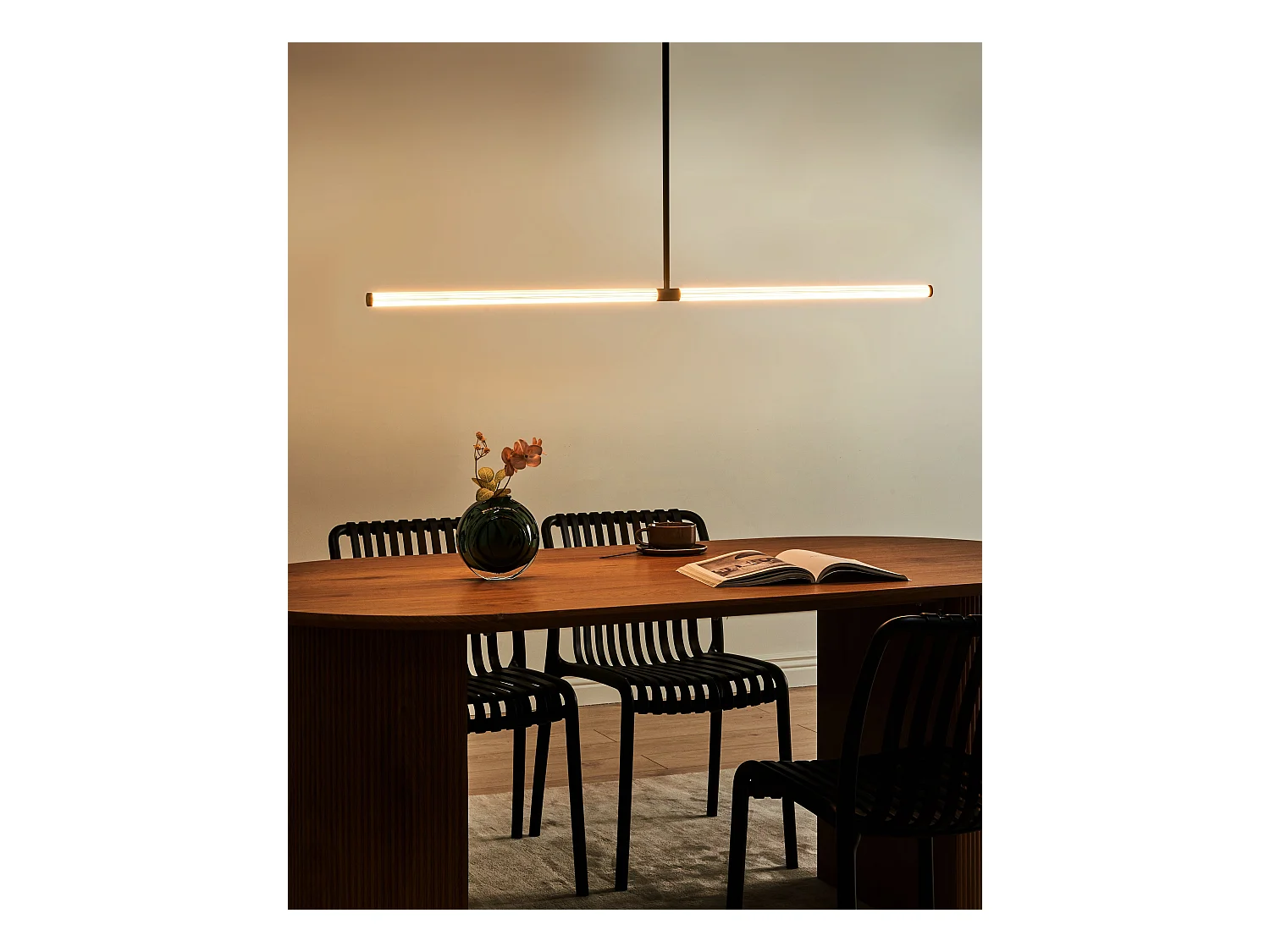 Lampa wisząca LED MAGARA Metal Czarny