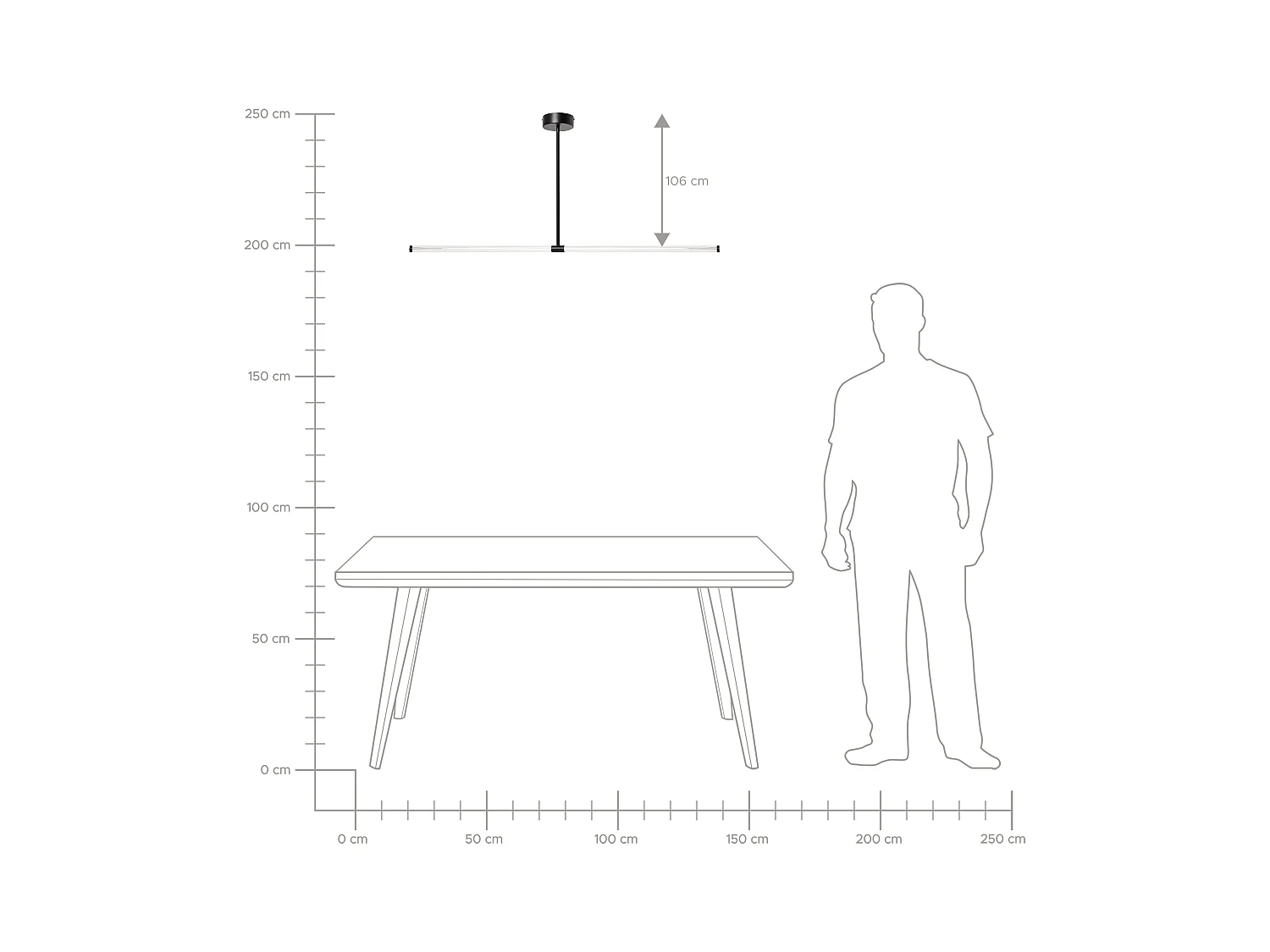 Lampa wisząca LED MAGARA Metal Czarny