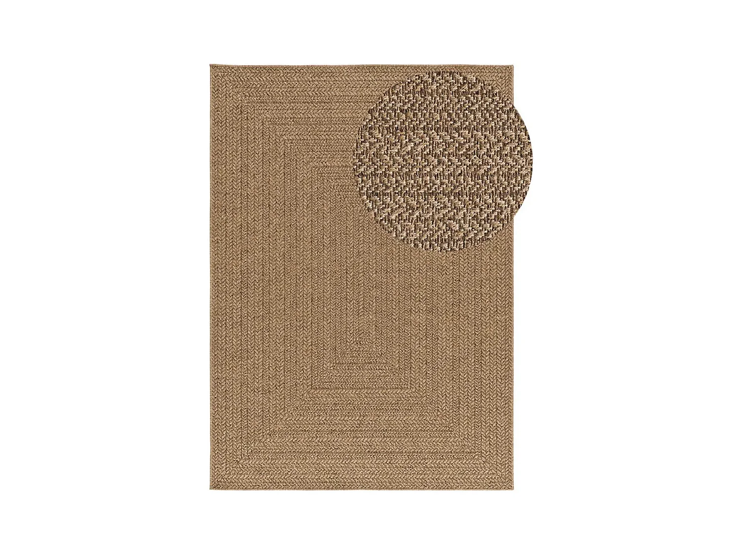 Tappeto esterior - effetto juta - naturale - 120 x 170 cm - ACRA