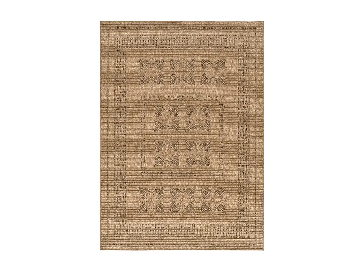 Tapis extérieur - classique effet jute - naturel - 160 x 230 cm - ACRA