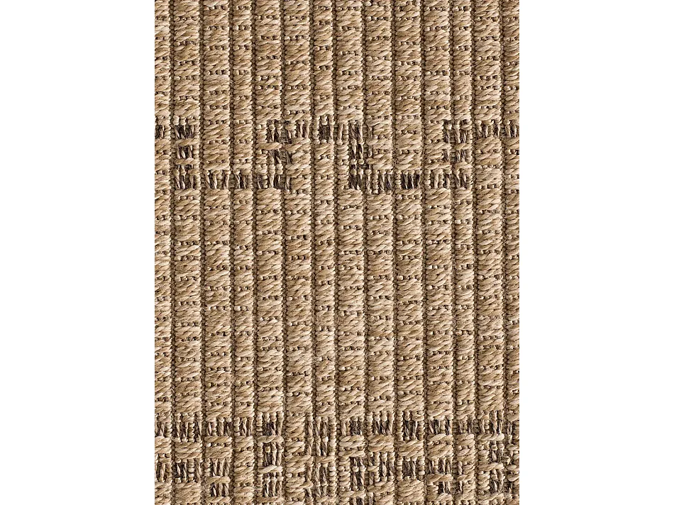 Tapis extérieur - classique effet jute - naturel - 80 x 150 cm - ACRA