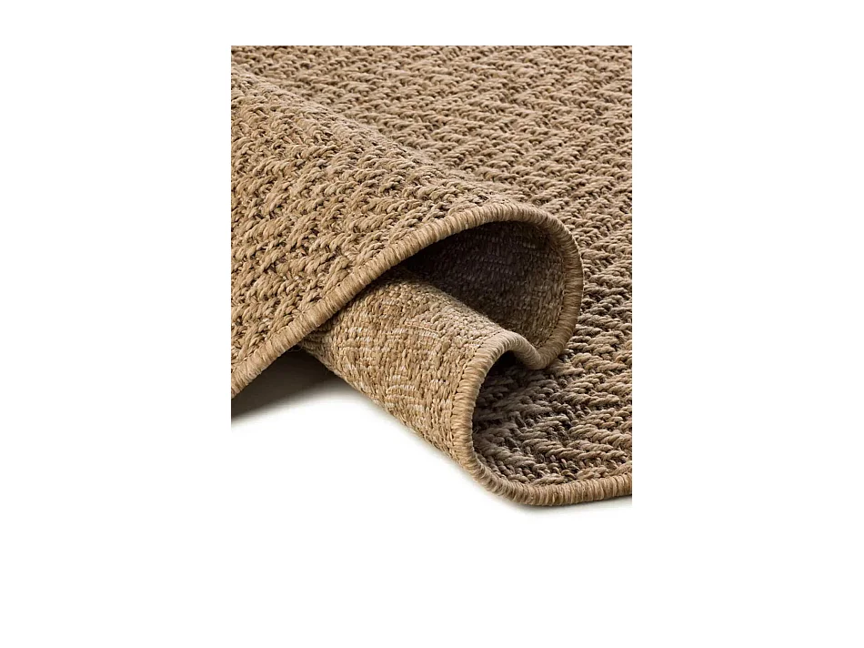 Tappeto esterior - geometrico effetto juta - naturale - 160 x 230 cm - ACRA