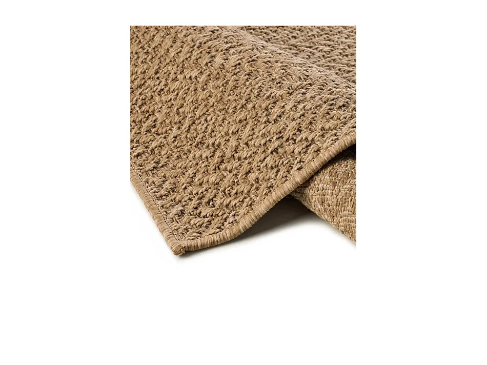 Tappeto esterior - geometrico effetto juta - naturale - 120 x 170 cm - ACRA